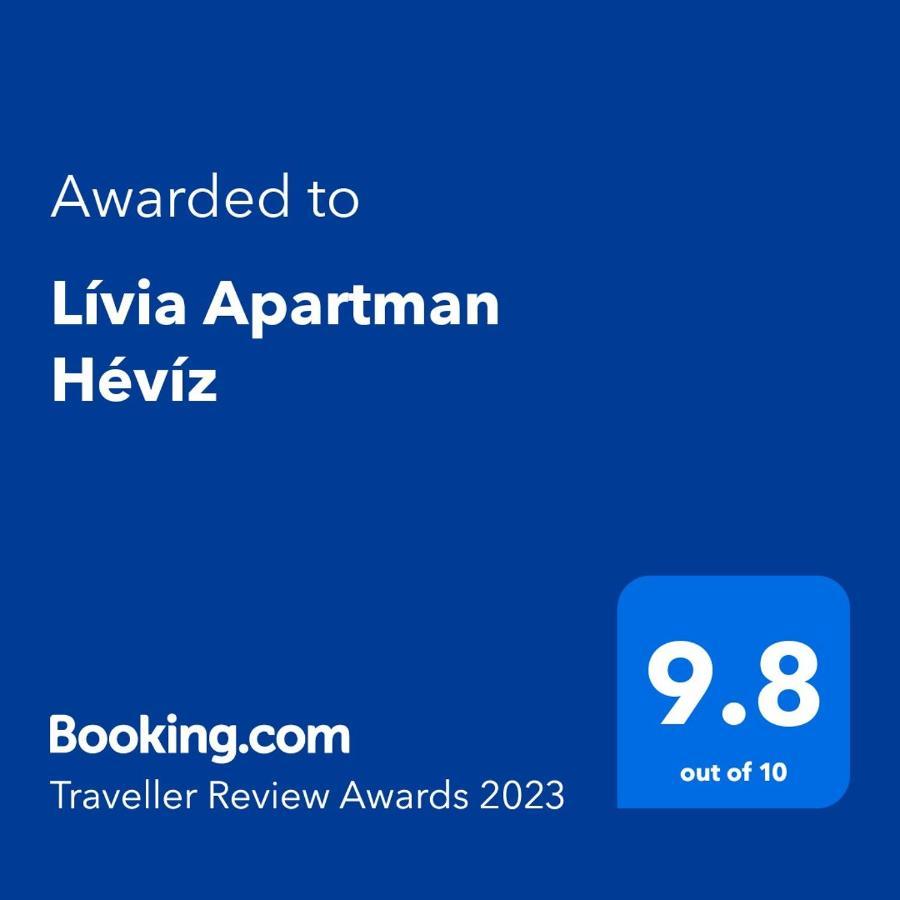Livia Apartman Heviz Exterior photo
